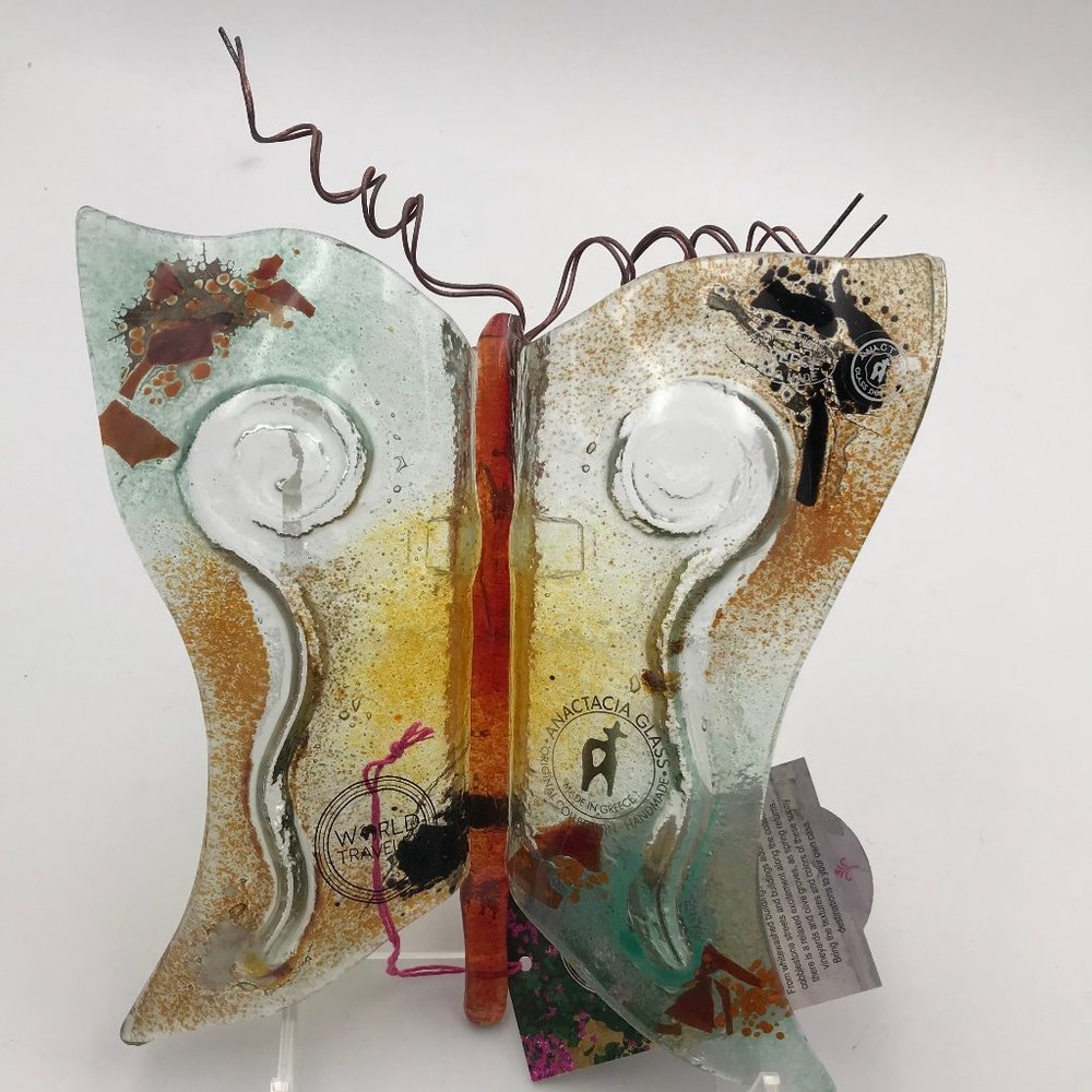 Anastasia by Anastasia Konstantopoulou Handmade Butterfly Art Glass Made Greece